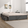 Estructura de cama con cajones gris 150x200 cm