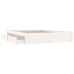 Estructura de cama con cajones blanco 180x200 cm