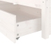 Estructura de cama con cajones blanco 180x200 cm