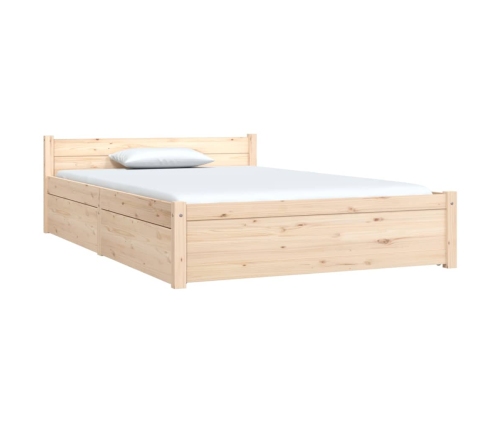 Estructura de cama con cajones 120x190 cm