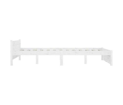 vidaXL Estructura de cama con cajones blanco 120x190 cm