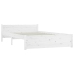Estructura de cama con cajones blanco 140x200 cm