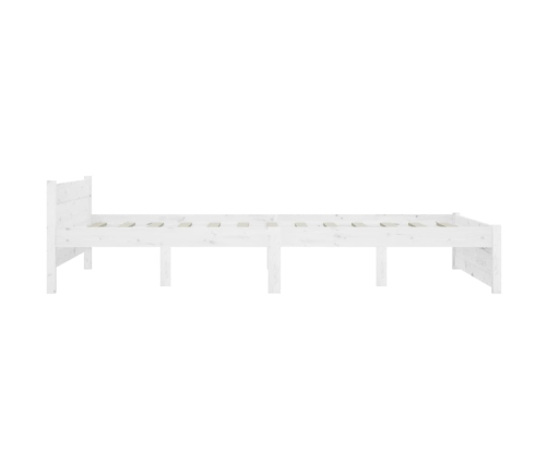 Estructura de cama con cajones blanco 140x200 cm