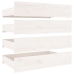 Estructura de cama con cajones blanco 140x200 cm