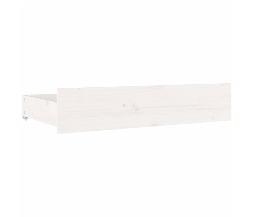 Estructura de cama con cajones blanco 140x200 cm