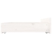 Estructura de cama con cajones blanco 140x200 cm