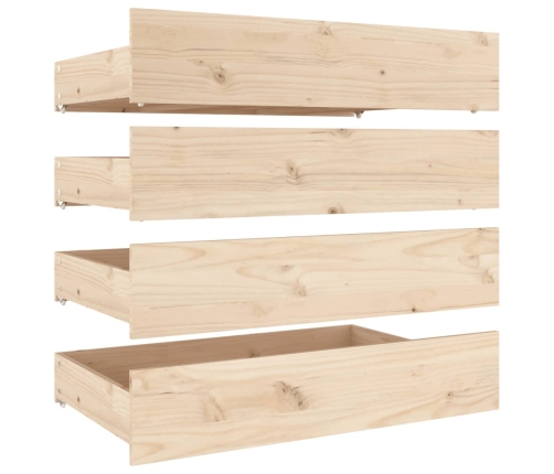 Estructura de cama con cajones 160x200 cm