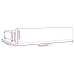 Estructura de cama con cajones 180x200 cm