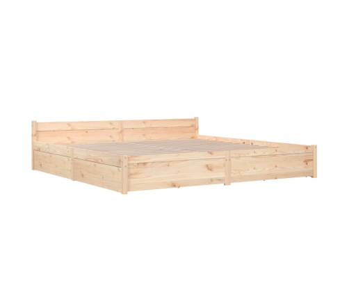 Estructura de cama con cajones 180x200 cm