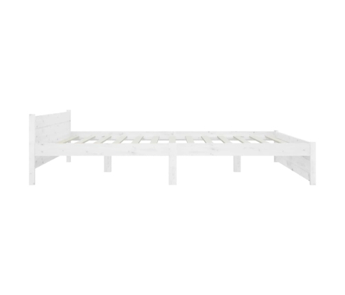 Estructura de cama con cajones blanco 200x200 cm