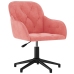Sillas de comedor giratorias 2 unidades terciopelo rosa