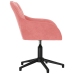 Sillas de comedor giratorias 2 unidades terciopelo rosa