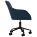 Sillas de comedor giratorias 2 uds terciopelo azul