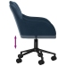 Sillas de comedor giratorias 2 uds terciopelo azul