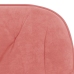 Sillas de comedor giratorias 2 unidades terciopelo rosa