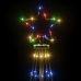 Árbol de Navidad cónico 310 LED de colores 100x300 cm