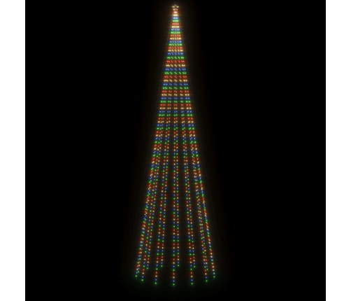 Árbol de Navidad cónico 1134 LED de colores 230x800 cm