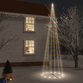 Árbol de Navidad cónico 1134 LED de colores 230x800 cm