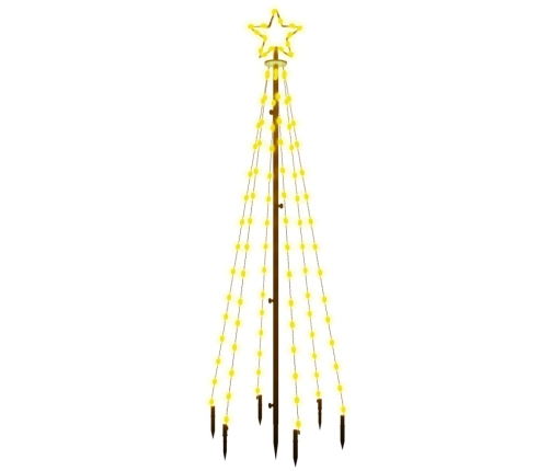 Árbol de Navidad con pincho 108 LED blanco cálido 180 cm