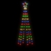 Árbol de Navidad con pincho 108 LED de colores 180 cm