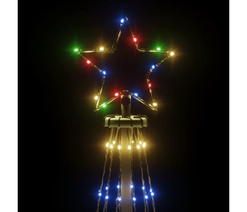 Árbol de Navidad con pincho 310 LED de colores 300 cm