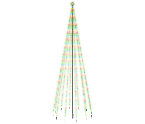 Árbol de Navidad con pincho 732 LED de colores 500 cm