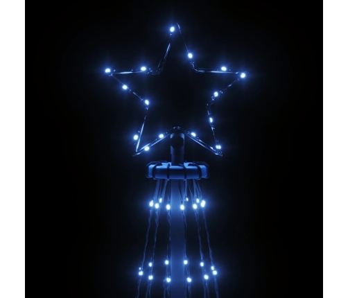 Árbol de Navidad con pincho 732 LED azul 500 cm