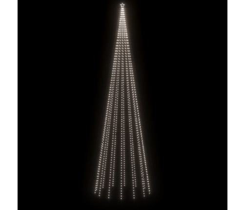 Árbol de Navidad con pincho 1134 LED blanco frío 800 cm