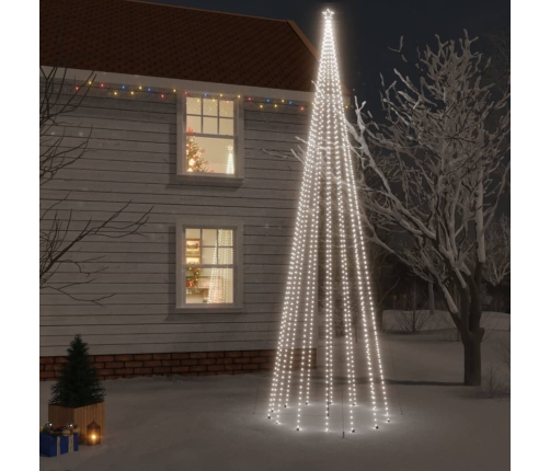 Árbol de Navidad con pincho 1134 LED blanco frío 800 cm