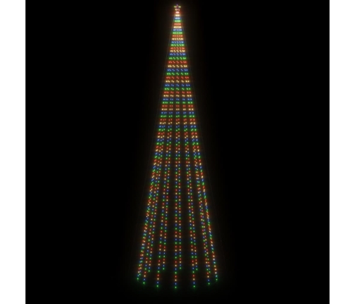 Árbol de Navidad con pincho 1134 LED de colores 800 cm