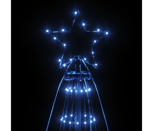 Árbol de Navidad con pincho 1134 LED azul 800 cm