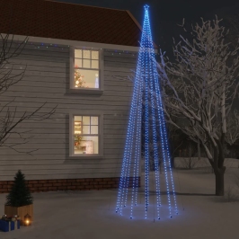 Árbol de Navidad con pincho 1134 LED azul 800 cm