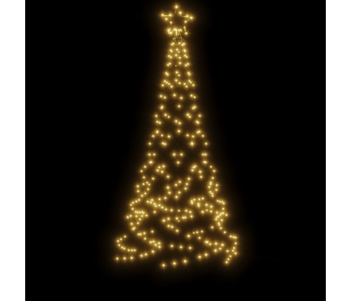 Árbol de Navidad con pincho 200 LED blanco cálido 180 cm