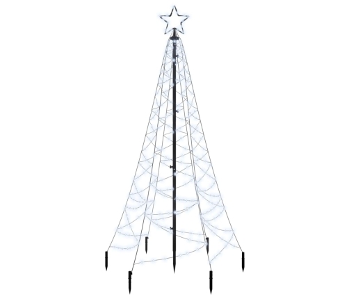 Árbol de Navidad con pincho 200 LED blanco frío 180 cm