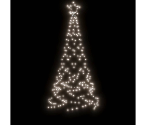 Árbol de Navidad con pincho 200 LED blanco frío 180 cm