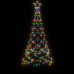 Árbol de Navidad con pincho 200 LED de colores 180 cm