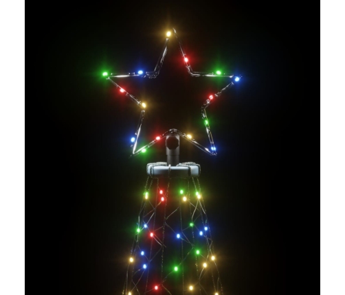 Árbol de Navidad con pincho 200 LED de colores 180 cm