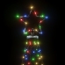 Árbol de Navidad con pincho 200 LED de colores 180 cm