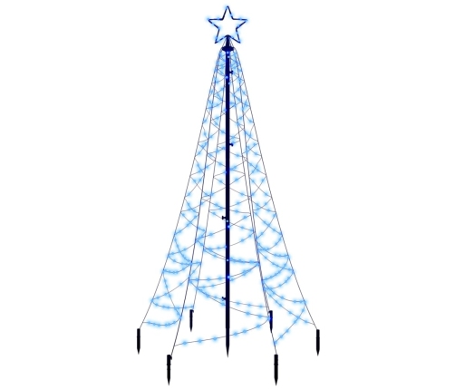 Árbol de Navidad con pincho 200 LED azul 180 cm