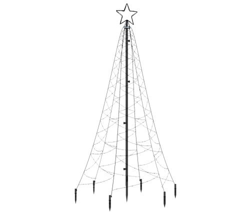 Árbol de Navidad con pincho 200 LED azul 180 cm