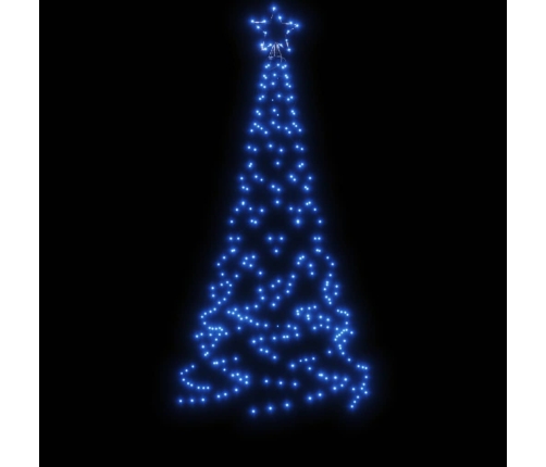 Árbol de Navidad con pincho 200 LED azul 180 cm