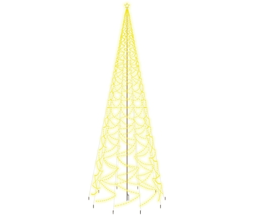 Árbol de Navidad con pincho 3000 LED blanco cálido 800 cm