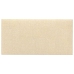 Paneles de pared 12 uds tela color crema 30x15 cm 0,54 m²