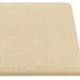 Paneles de pared 12 uds tela color crema 30x15 cm 0,54 m²