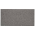 Paneles de pared 12 uds tela gris claro 30x15 cm 0,54 m²