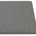 Paneles de pared 12 uds tela gris claro 30x15 cm 0,54 m²