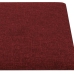 Paneles de pared 12 uds tela rojo tinto 30x15 cm 0,54 m²