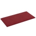 Paneles de pared 12 uds terciopelo rojo tinto 30x15 cm 0,54 m²