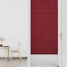 Paneles de pared 12 uds terciopelo rojo tinto 30x15 cm 0,54 m²