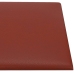 Paneles pared 12 uds cuero sintético rojo tinto 30x30 cm 1,08m²